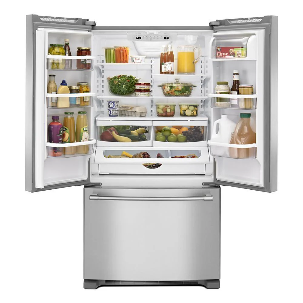 Maytag MRFF5033PZ 33-Inch Wide French Door Refrigerator with Water Dispenser - 22 Cu. Ft - Image 7
