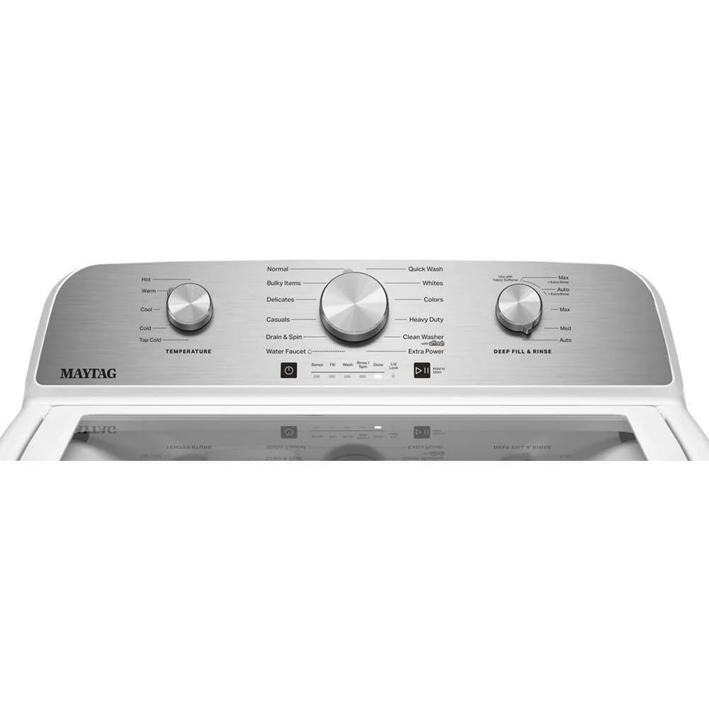 Maytag MTW5205TW 4.7 Cu. Ft. Top Load Agitator Washer with Extra Power Cycle - Image 10