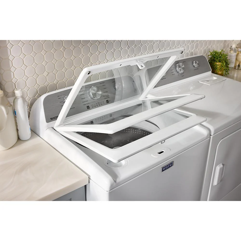 Maytag MTW5205TW 4.7 Cu. Ft. Top Load Agitator Washer with Extra Power Cycle - Image 3