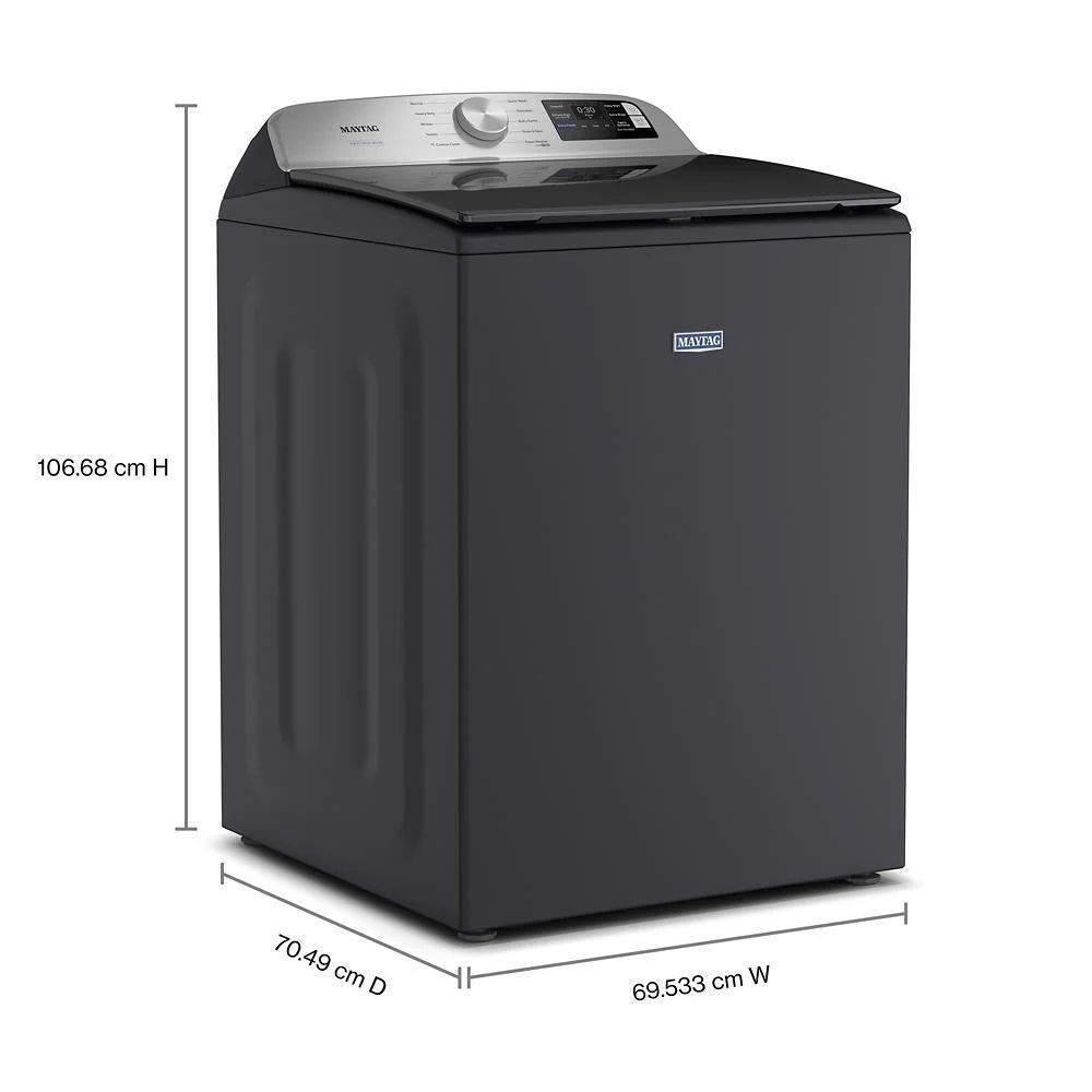 Maytag MTW6205RF 5.2 Cu. Ft. Top Load Agitator Washer with Extra Power and Smart Appliance - Image 2