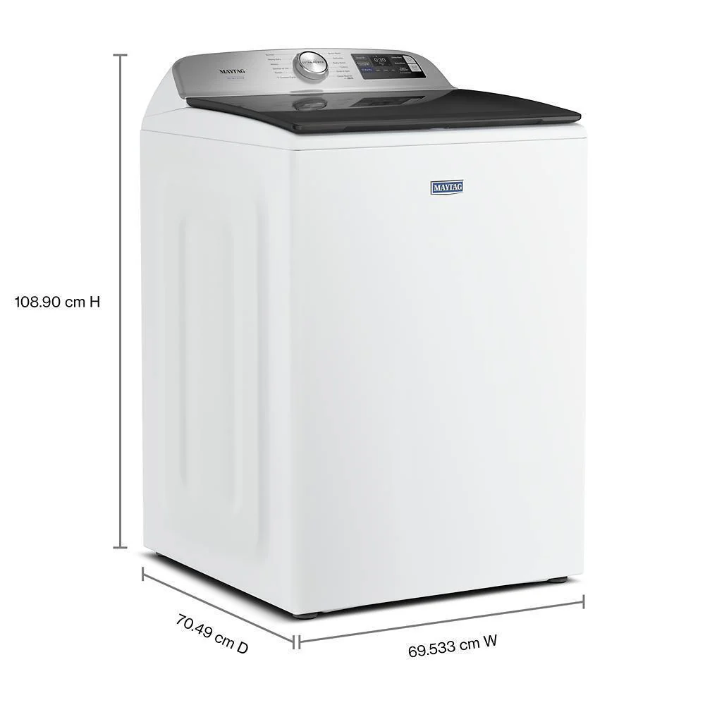 Maytag MTW7200RW 5.3 Cu. Ft. Pet Pro Top Load Impeller Washer with Extra Power and Sanitize Cycle with Oxi - Image 2
