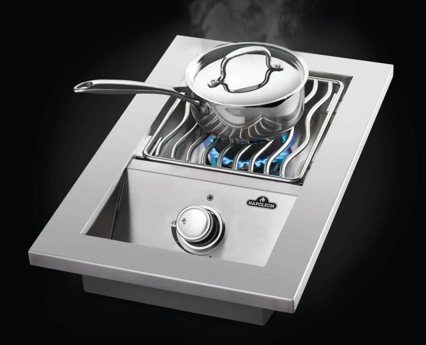 Napoleon Bbq BI10RTNSS Built-in 500 Series Single Range Top Burner with Stainless Steel Cover , Natural Gas, Stainless Steel - Image 5