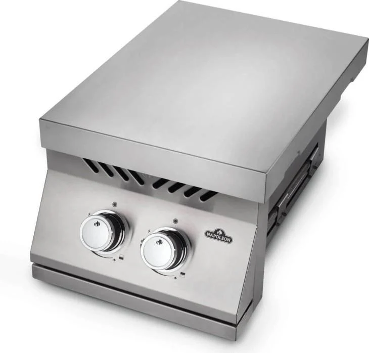 Napoleon Bbq BI12RTNSS Built-in 500 Series Inline Dual Range Top Burner with Stainless Steel Cover , Natural Gas, Stainless Steel - Image 7