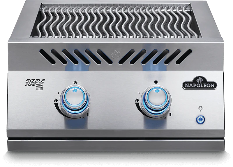 Napoleon Bbq BIB18IRPSS Built-in 700 Series Dual Infrared Burner with Stainless Steel Cover , Propane, Stainless Steel