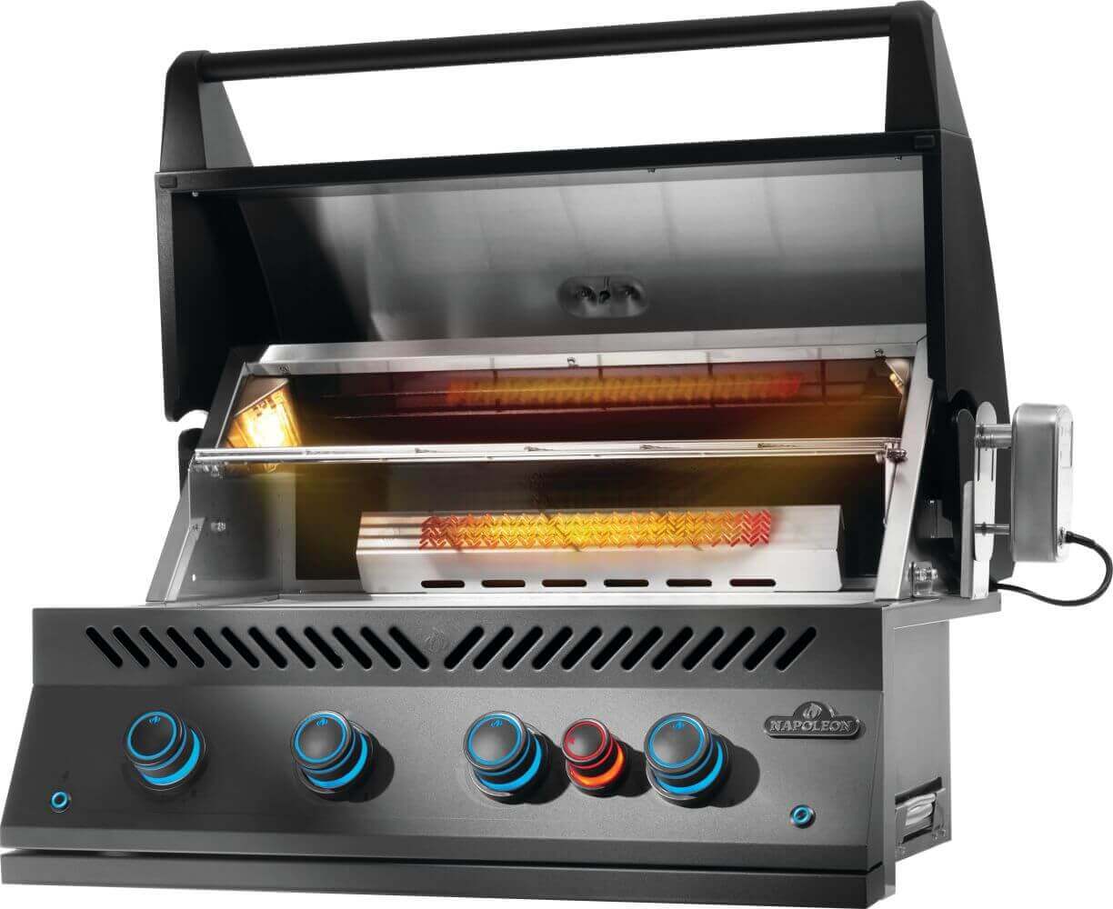 Napoleon Bbq BIG32RBNMK1 Built-In 700 Series 32 with Infrared Rear Burner , Natural Gas, Matte/Matt Black - Image 6