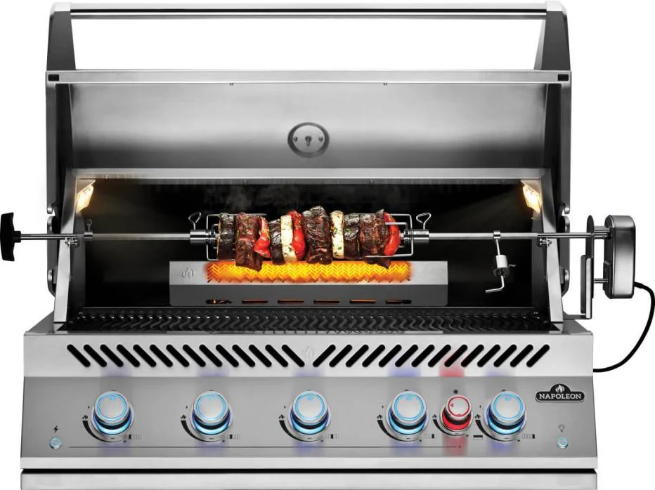 Napoleon Bbq BIG38RBNSS1 Built-In 700 Series 38 with Infrared Rear Burner , Natural Gas, Stainless Steel - Image 4