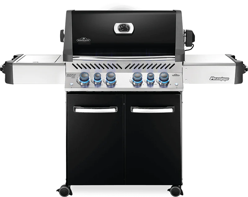 Napoleon Bbq P500RSIBNK3 Legacy Prestige 500 RSIB with Infrared Side and Rear Burner , Natural Gas, Black