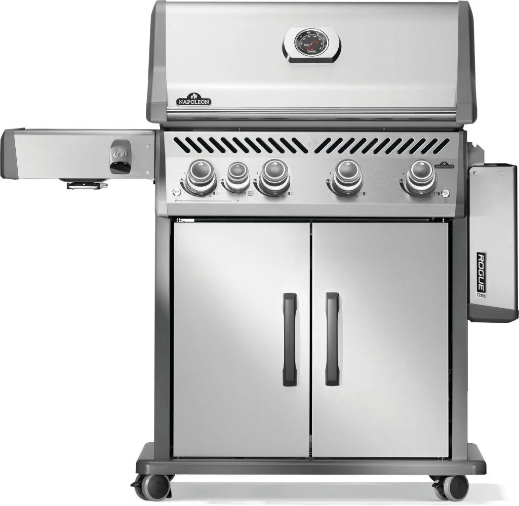 Napoleon Bbq RP525SIBNSS2 Rogue PRO 525 SIB with Infrared Side Burner , Natural Gas, Stainless Steel - Image 8