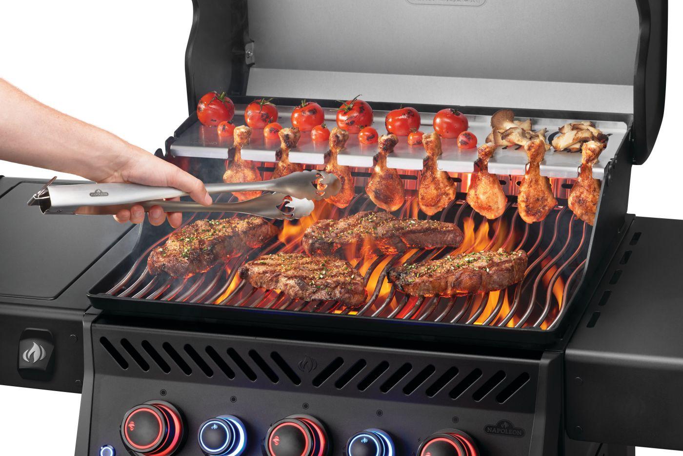 Napoleon Bbq RPS425RSIBPK2PHM Phantom Rogue PRO-S 425 RSIB with Infrared Side and Rear Burner , Propane, Matte/Matt Black - Image 10