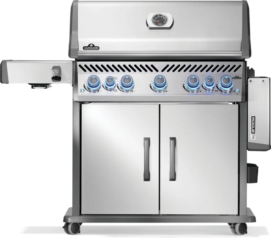 Napoleon Bbq RPS625RSIBPSS2 Rogue PRO-S 625 RSIB with Infrared Side and Rear Burner , Propane, Stainless Steel - Image 8