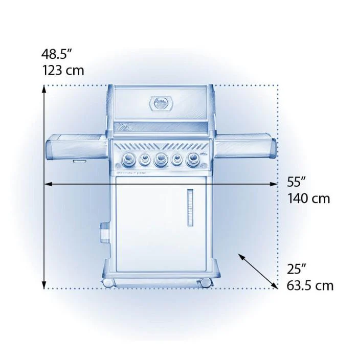 Napoleon Bbq RSE425RSIBNSS1 Rogue SE 425 RSIB with Infrared Side and Rear Burner , Natural Gas, Stainless Steel - Image 2