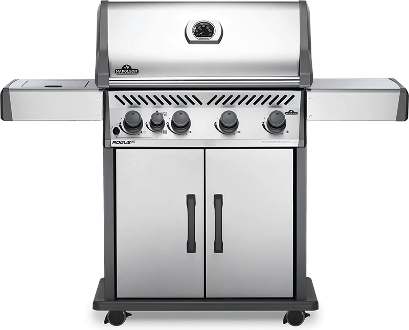 Napoleon Bbq RXT525SIBNSS1 Rogue XT 525 SIB with Infrared Side Burner , Natural Gas, Stainless Steel