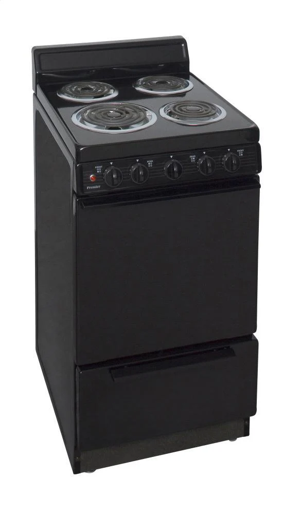 Premier EAK100BP 20 in. Freestanding Electric Range in Black - Image 2