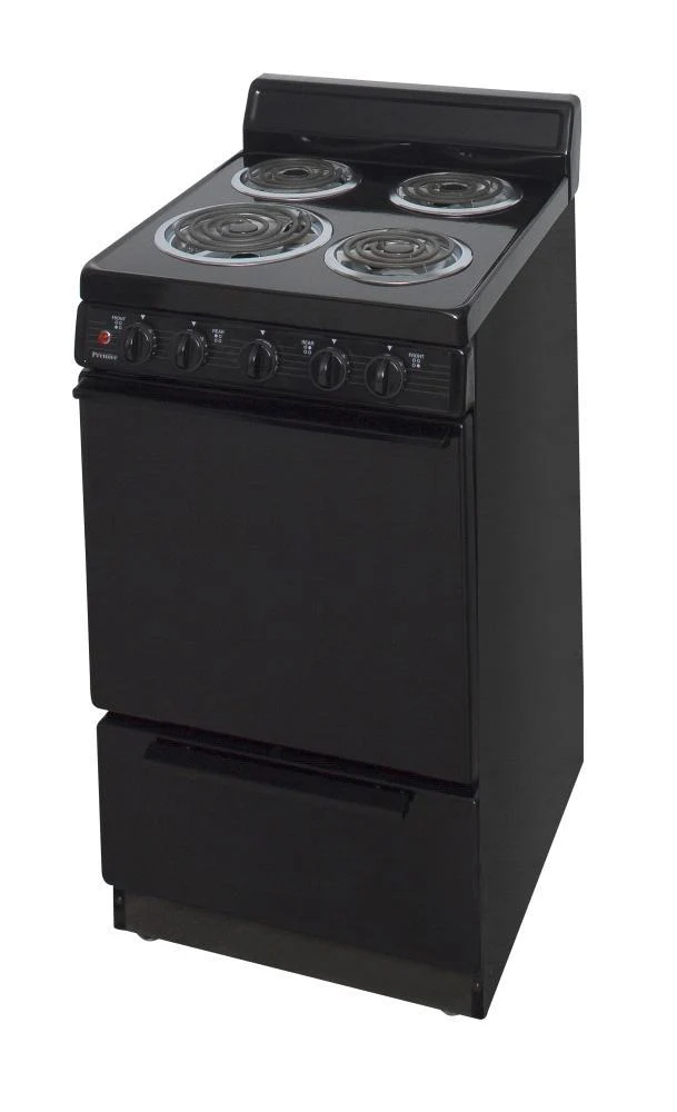 Premier EAK100BP 20 in. Freestanding Electric Range in Black - Image 3
