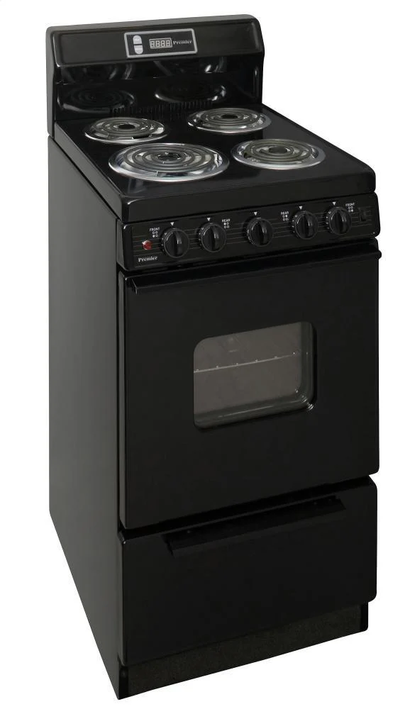 Premier EAK220BP 20 in. Freestanding Electric Range in Black - Image 2