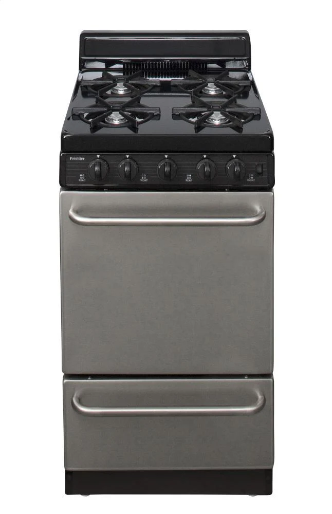 Premier SAK600BP 20 in. Freestanding Gas Range in Stainless Steel