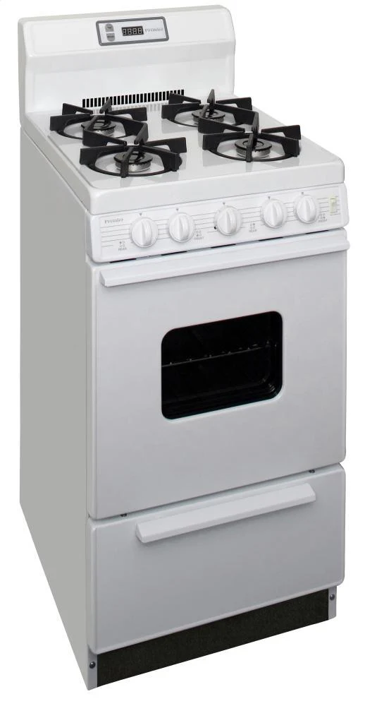 Premier SHK220OP 20 in. Freestanding Gas Range in White - Image 2