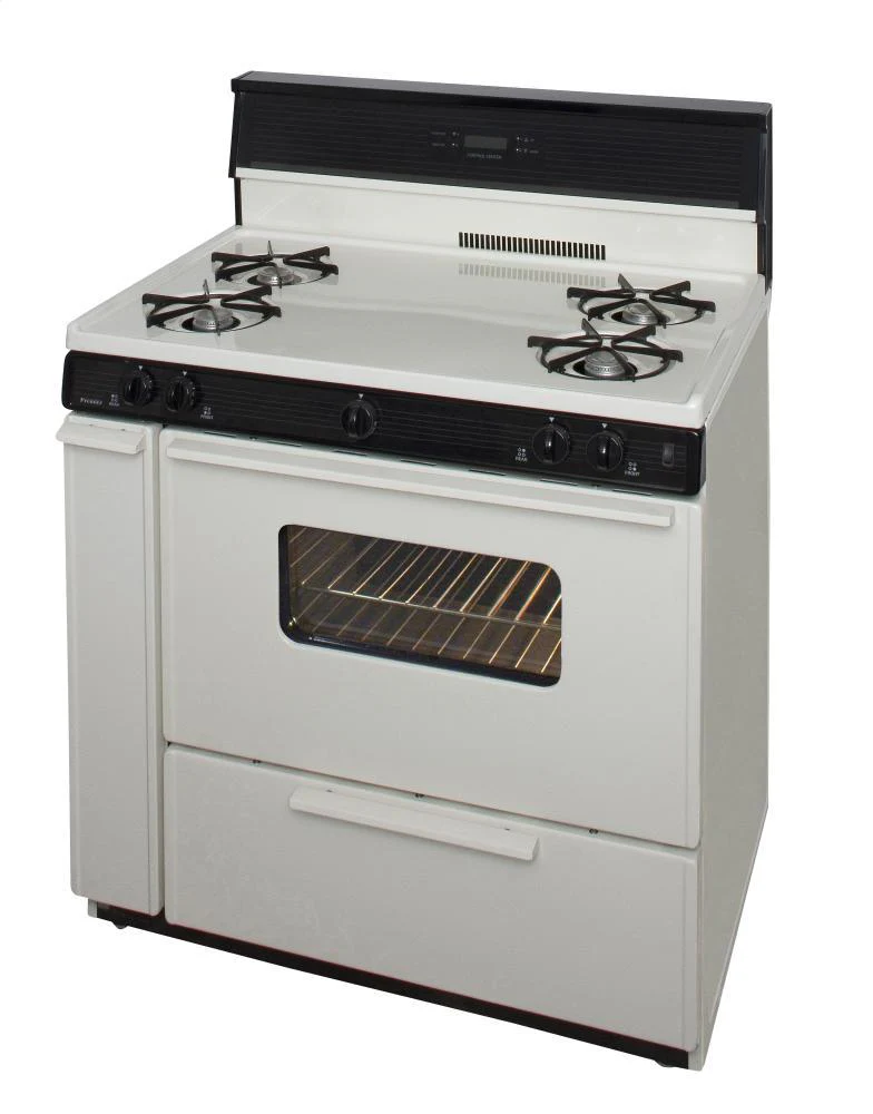 Premier SLK240TP0 36 in. Freestanding Gas Range in Biscuit - Image 3
