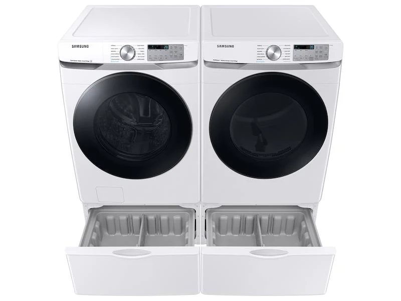 Samsung DVE45B6300W 7.5 cu. ft. Smart Electric Dryer with Steam Sanitize+ in White - Image 6