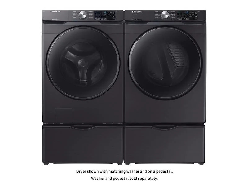 Samsung DVE45R6100V 7.5 cu. ft. Electric Dryer with Steam Sanitize+ in Black Stainless Steel - Image 6