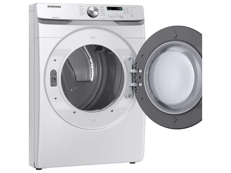 Samsung 7.5 cu. ft. Electric Long Vent Dryer with Sensor Dry in White - Image 7