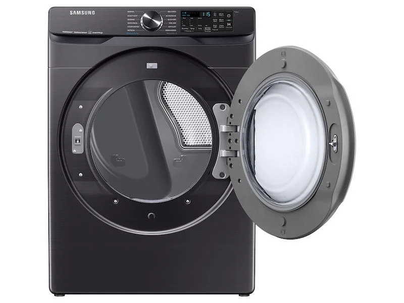 Samsung DVE50A8500V 7.5 cu. ft. Smart Electric Dryer with Steam Sanitize+ in Brushed Black - Image 9