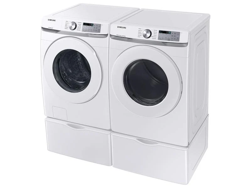 Samsung DVE51CG8000W 7.5 cu. ft. Smart Electric Dryer with Sensor Dry in White - Image 12
