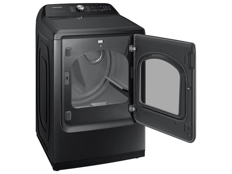 Samsung 7.4 cu. ft. Smart Electric Dryer with Steam Sanitize in Brushed Black - Image 5