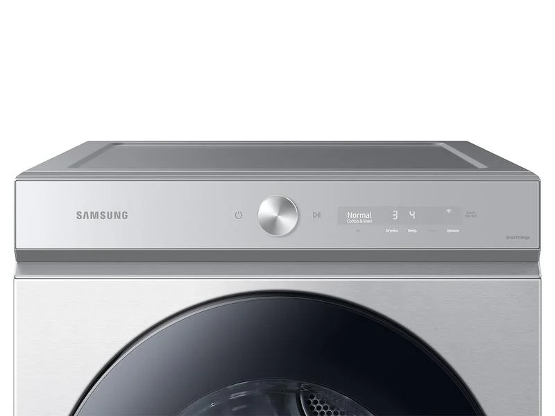 Samsung DVE53BB8700TA3 Bespoke 7.6 cu. ft. Ultra Capacity Electric Dryer with Super Speed Dry and AI Smart Dial in Silver Steel - Image 3