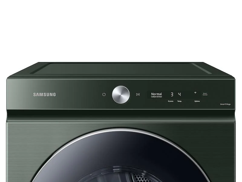 Samsung DVE53BB8900GA3 Bespoke 7.6 cu. ft. Ultra Capacity Electric Dryer with AI Optimal Dry and Super Speed Dry in Forest Green - Image 3