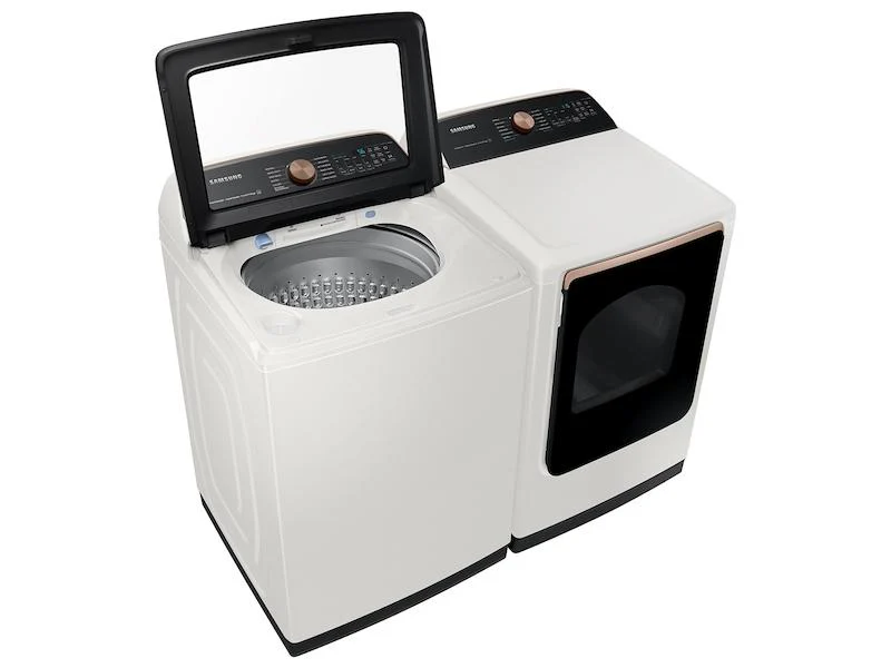 Samsung DVE55A7300E 7.4 cu. ft. Smart Electric Dryer with Steam Sanitize+ in Ivory - Image 10