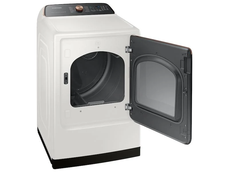 Samsung DVE55A7300E 7.4 cu. ft. Smart Electric Dryer with Steam Sanitize+ in Ivory - Image 6