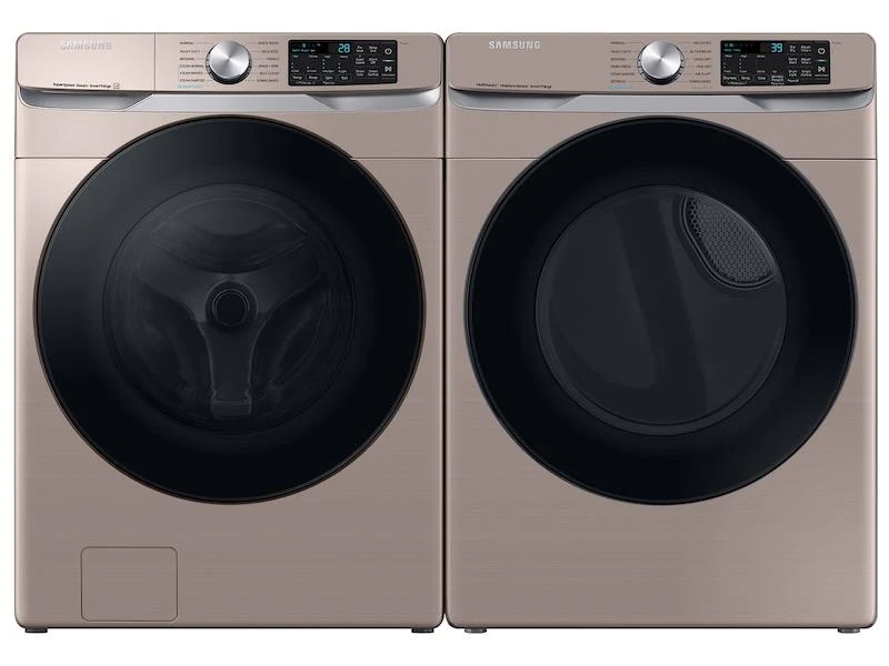 Samsung DVG45B6300C 7.5 cu. ft. Smart Gas Dryer with Steam Sanitize+ in Champagne - Image 4