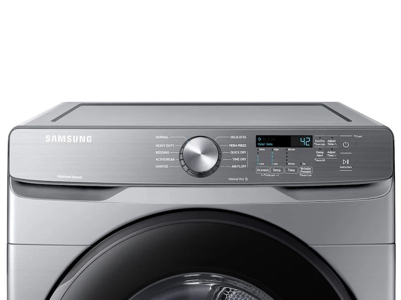 7.5 cu. ft. Front Load Gas Dryer with Sensor Dry in Platinum - Image 2