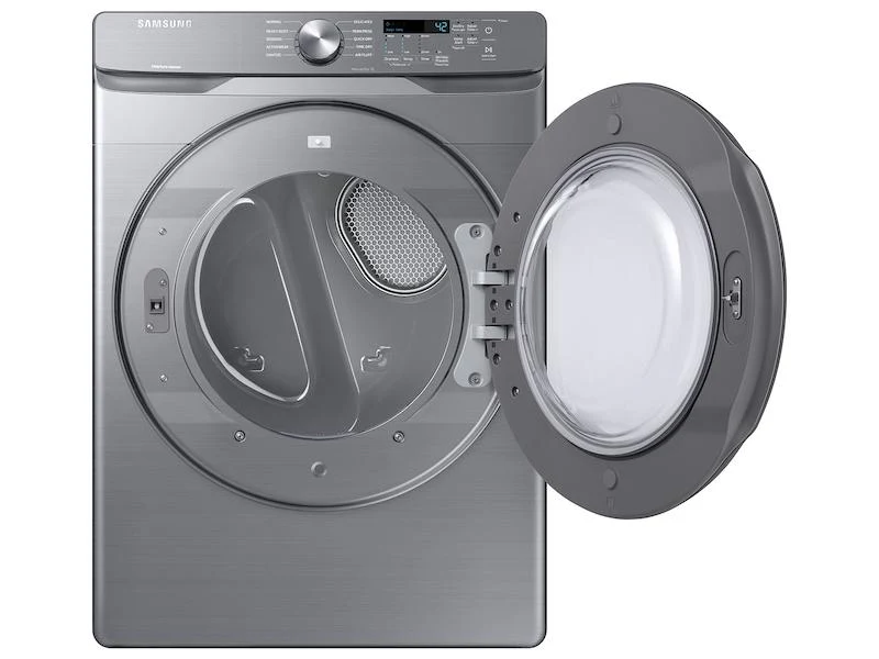 7.5 cu. ft. Front Load Gas Dryer with Sensor Dry in Platinum - Image 9