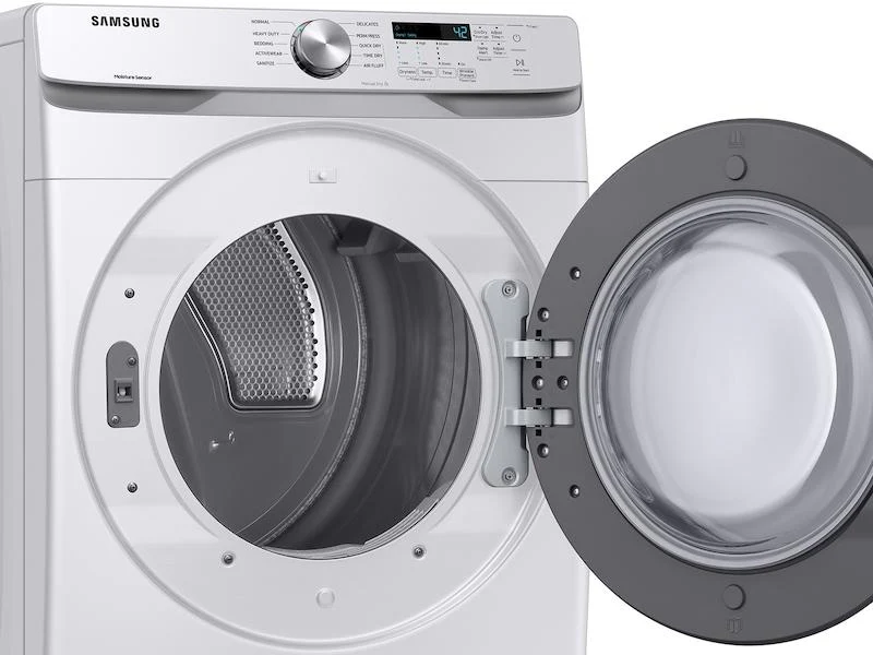 Samsung DVG45T6000W 7.5 cu. ft. Gas Dryer with Sensor Dry in White - Image 7