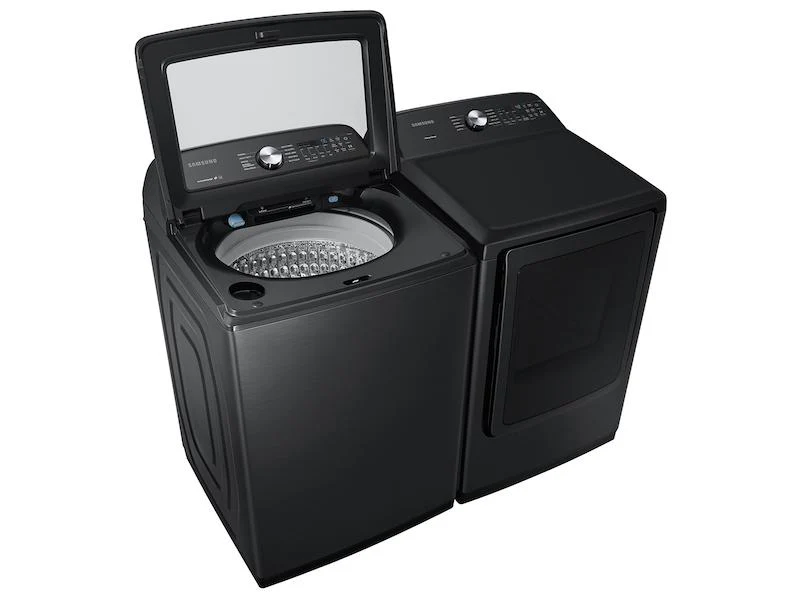 Samsung DVG50R5200V 7.4 cu. ft. Capacity Gas Dryer with Sensor Dry in Brushed Black - Image 6