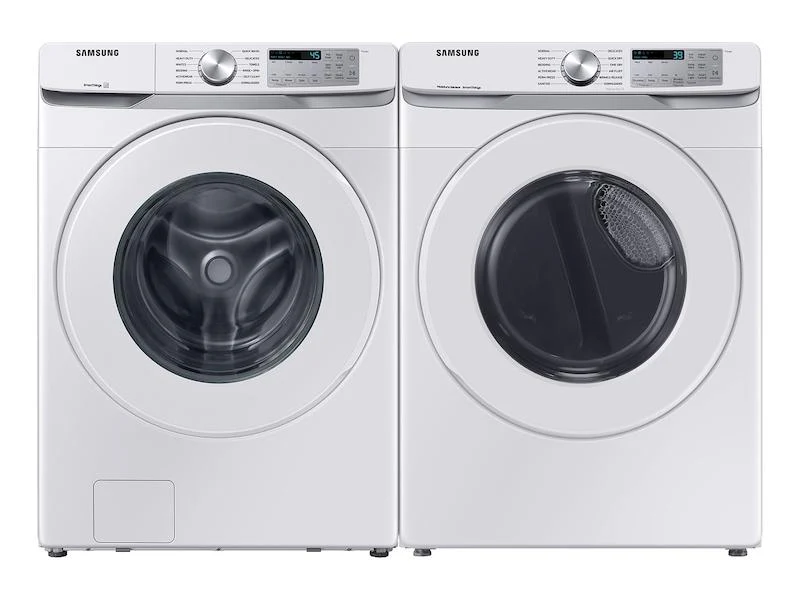 Samsung DVG51CG8000W 7.5 cu. ft. Smart Gas Dryer with Sensor Dry in White - Image 6