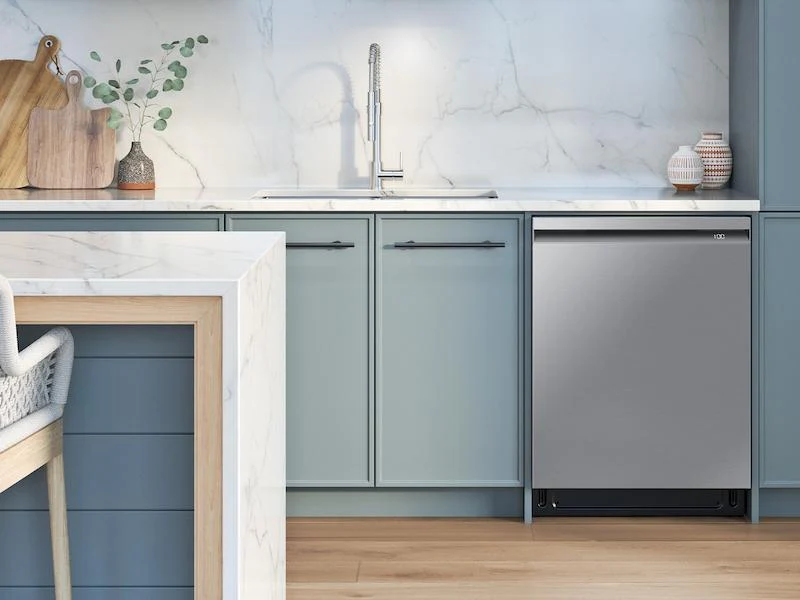 Samsung DW80B6060US Smart 44dBA Dishwasher with StormWash+™ in Stainless Steel - Image 3