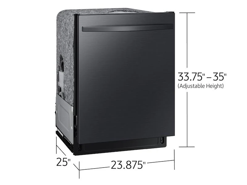 Samsung DW80CG5451MTAA AutoRelease Smart 46dBA Dishwasher with StormWash™ in Fingerprint Resistant Matte Black Steel - Image 2