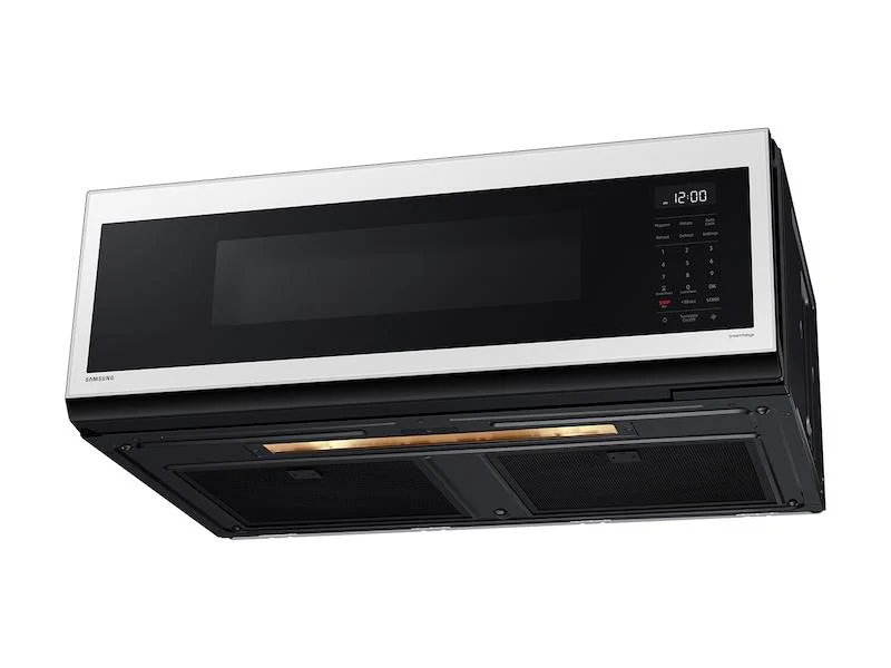 Samsung ME11CB751012AA 1.1 cu. ft. Bespoke Smart SLIM Over-the-Range Microwave with 400 CFM Hood Ventilation, Wi-Fi & Voice Control in White Glass - Image 9