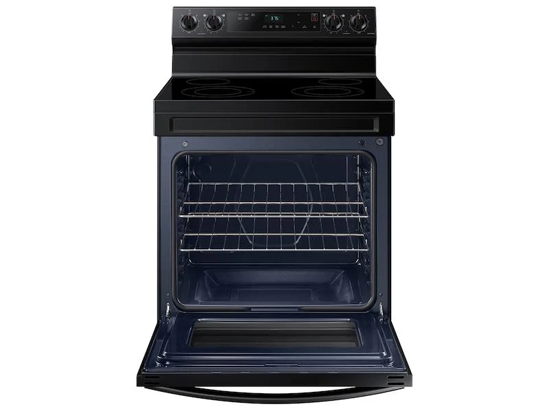 Samsung NE63A6111SB 6.3 cu. ft. Smart Freestanding Electric Range with Steam Clean in Black - Image 10