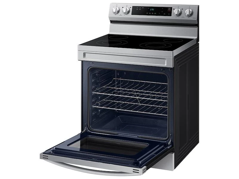 Samsung NE63A6111SS 6.3 cu. ft. Smart Freestanding Electric Range with Steam Clean in Stainless Steel - Image 9