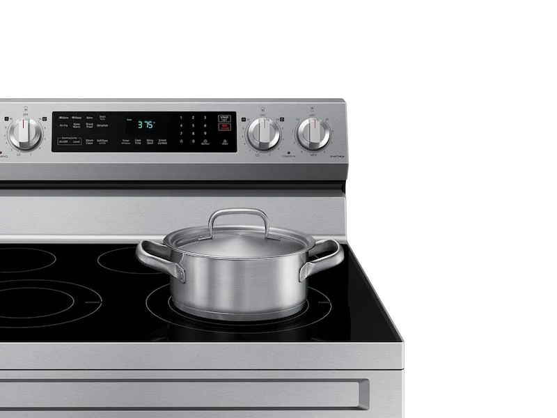 Samsung NE63A6511SS 6.3 cu. ft. Smart Freestanding Electric Range with No-Preheat Air Fry & Convection in Stainless Steel - Image 4