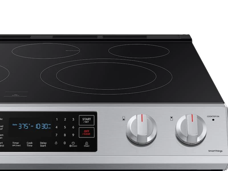 6.3 cu. ft. Smart Slide-in Electric Range with Convection in Stainless Steel - Image 6