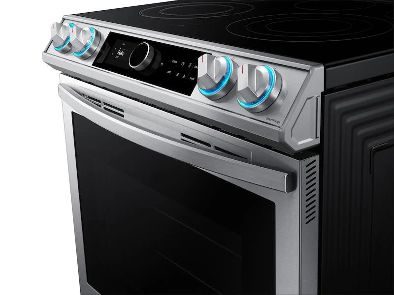 Samsung 6.3 cu ft. Smart Slide-in Electric Range with Smart Dial - Image 5