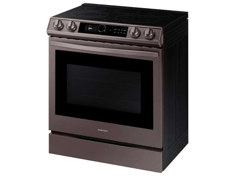 Bespoke Smart Slide-in Electric Range 6.3 cu. ft. with Smart Dial & Air Fry in Tuscan Steel - Image 9