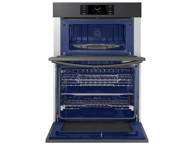 Samsung NQ70CG700DMTAA Bespoke 30" Microwave Combination Wall Oven with with Flex Duo™ in Matte Black Steel - Image 5