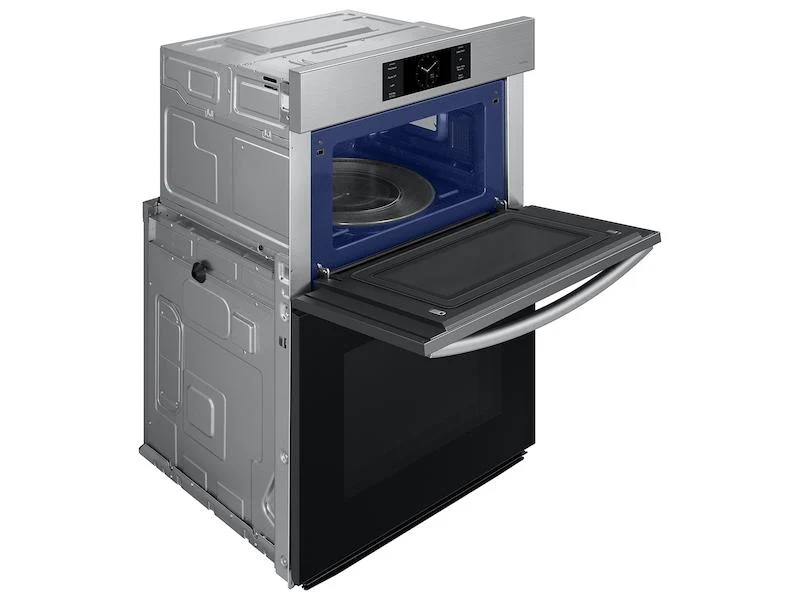Samsung NQ70CG700DSRAA Bespoke 30" Microwave Combination Wall Oven with with Flex Duo™ in Stainless Steel - Image 7