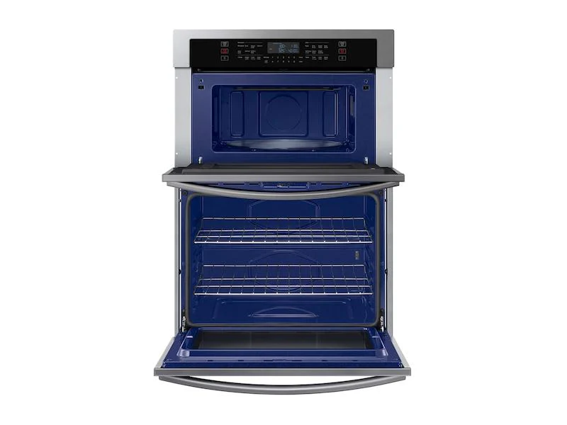 Samsung NQ70T5511DS 30" Smart Electric Wall Oven with Microwave Combination in Stainless Steel - Image 4
